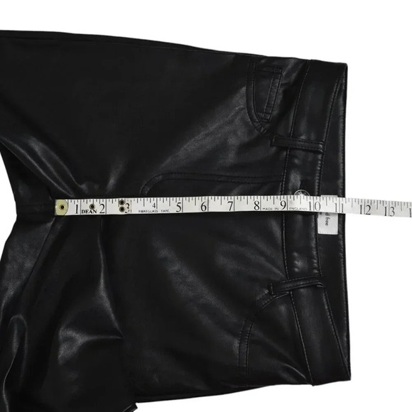 Aritzia Wilfred Free Faux Leather Leggings Pant Black Charm High Rise Size 00 - Picture 9 of 12